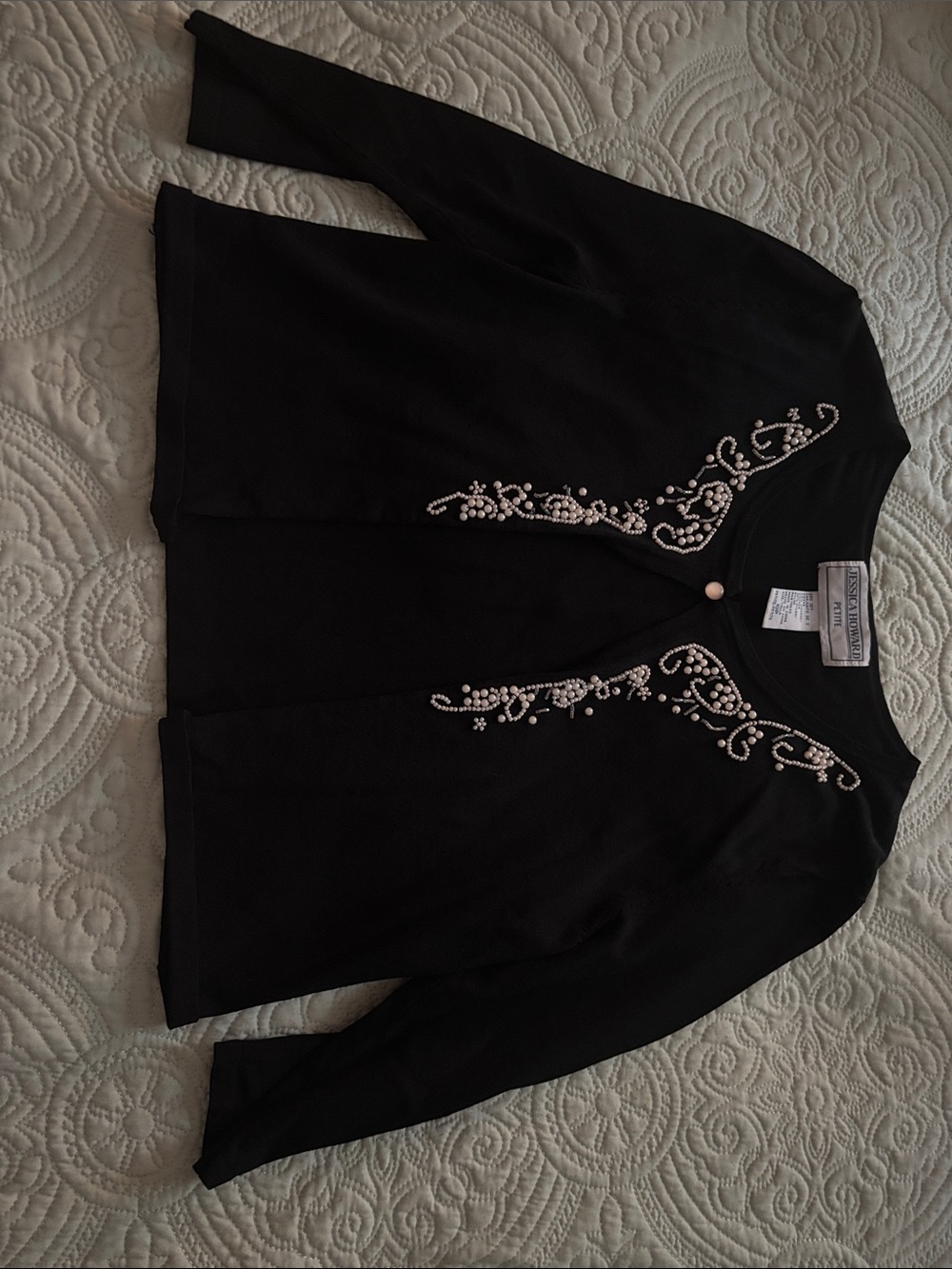 Vintage Embellished Women's Cardigan Jacket